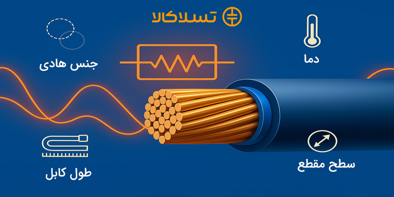 عوامل موثر بر مقاومت سیم و کابل