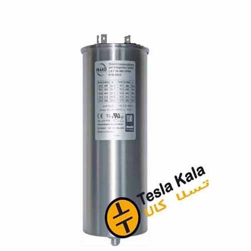 خازن 3فاز فشار ضعیف فراکو ، 12.5 کیلووار در 440 ولت ( 10 در 400) LKT12.5-440DP