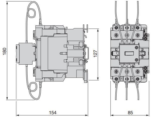 کنتاکتور خازنی 60کیلوواری اشنایدر SCHNEIDER مدل LC1DWK12M7 کنتاکتور خازنی 60کیلوواری اشنایدر SCHNEIDER مدل LC1DWK12M7