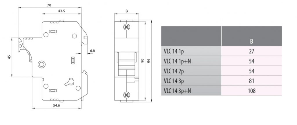- تسلا کالا - کلید فیوز سیلندری سه فاز جهت فیوزهای سیلندری با سایز 51*14 مدل ETI - VLC14 (تهیه جداگانه فیوز) -