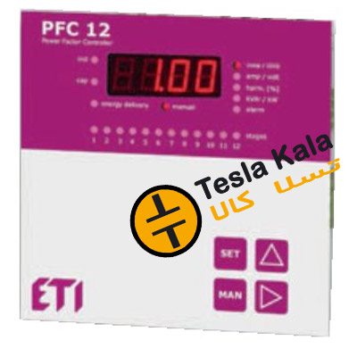 رگولاتور بانک خازنی ETI مدل PFC 12 ابعاد 144*144 رگولاتور بانک خازنی ETI مدل PFC 12 ابعاد 144*144
