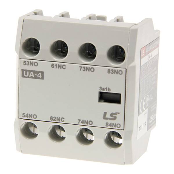 کنتاکت کمکی قابل نصب روی کنتاکتور LS مدل 2NO2NC UA-4 کنتاکت کمکی قابل نصب روی کنتاکتور LS مدل 2NO2NC UA-4
