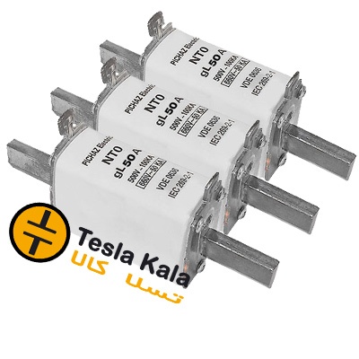 مجموعه سه تایی فیوز کاردی 50 تا 160 آمپر gG/gL پیچاز الکتریک NT0 (پایه بلند) مجموعه سه تایی فیوز کاردی 50 تا 160 آمپر gG/gL پیچاز الکتریک NT0 (پایه بلند)