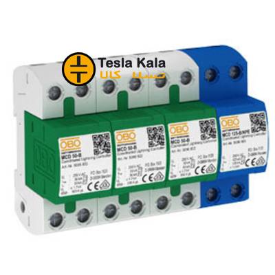 سرج ارستر ترکیبی OBO سری 3POLE+NPE ،MCD (سه فاز و نول) کد کالا 5096879 سرج ارستر ترکیبی OBO سری 3POLE+NPE ،MCD (سه فاز و نول) کد کالا 5096879
