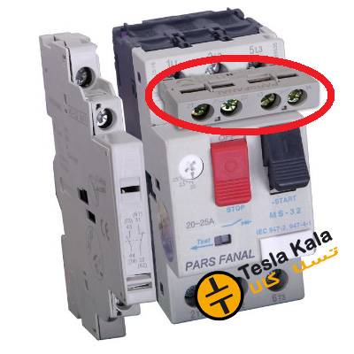 کنتاکت کمکی 1NO1NC نصب روی کلیدهای حرارتی پارس فانال مدل MS-32 کنتاکت کمکی 1NO1NC نصب روی کلیدهای حرارتی پارس فانال مدل MS-32